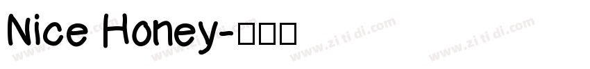 Nice Honey字体转换